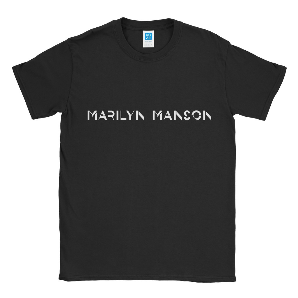 (COD) Baju Kaos Band Marilyn Manson Logo