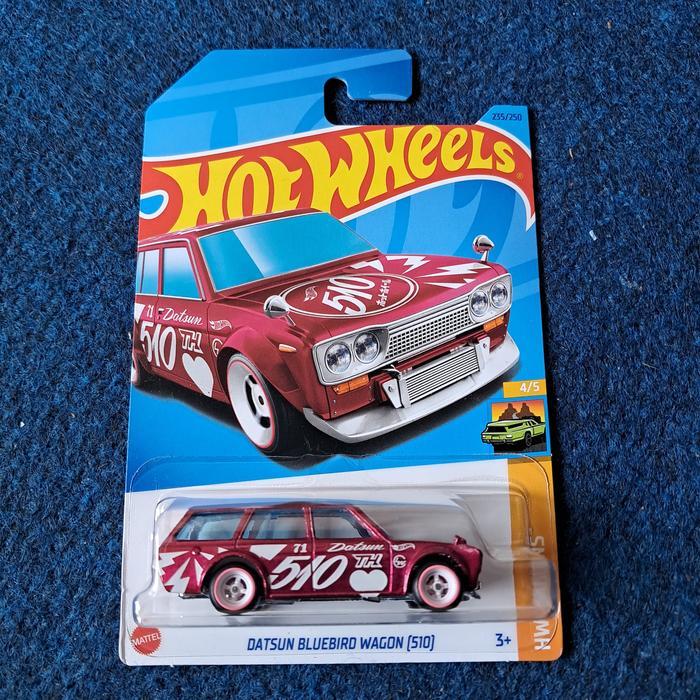 Hot wheels datsun bluebird wagon 510 ths
