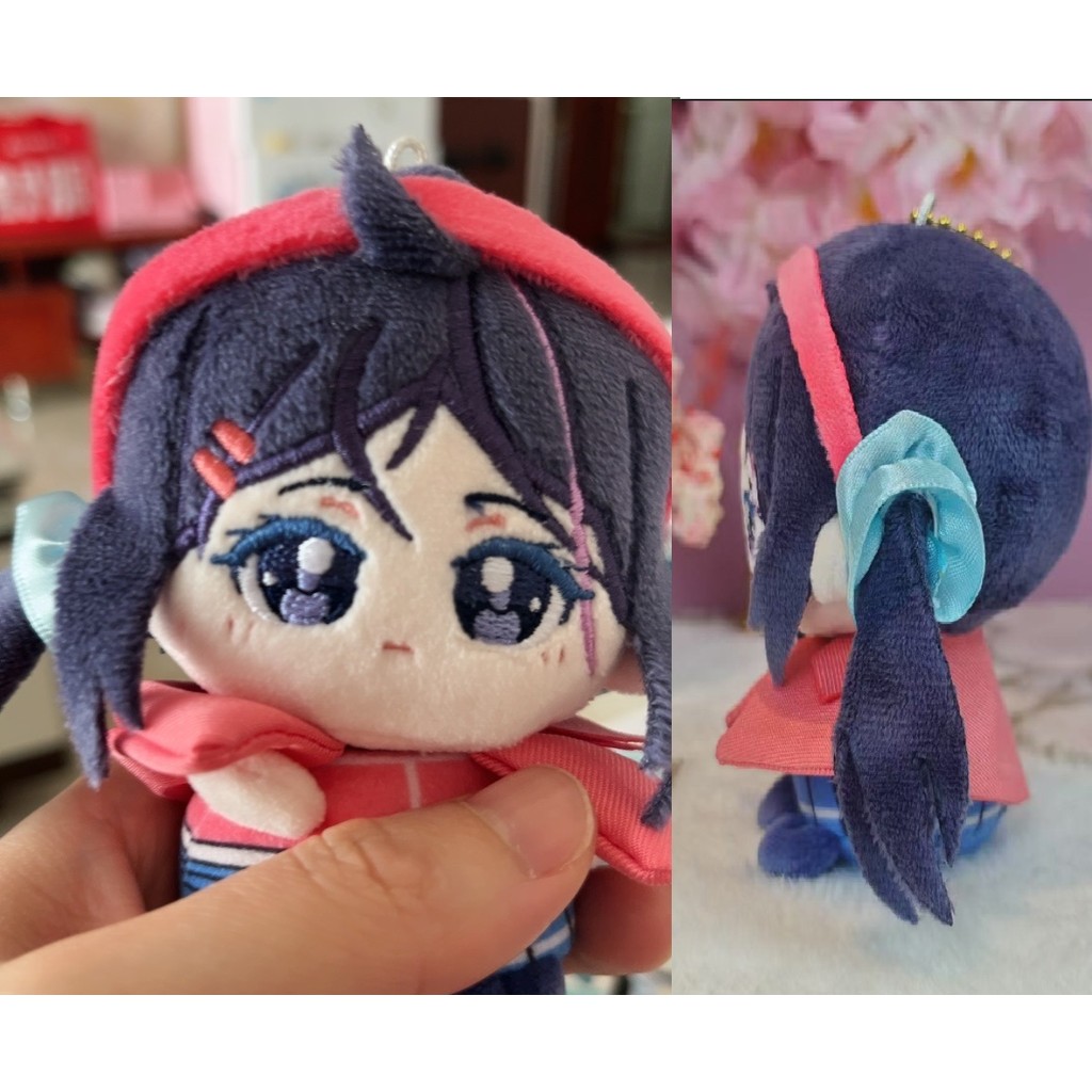 MiSide Mita Mascot Costume Plush 10cm Doll Pent Keychain Cosplay