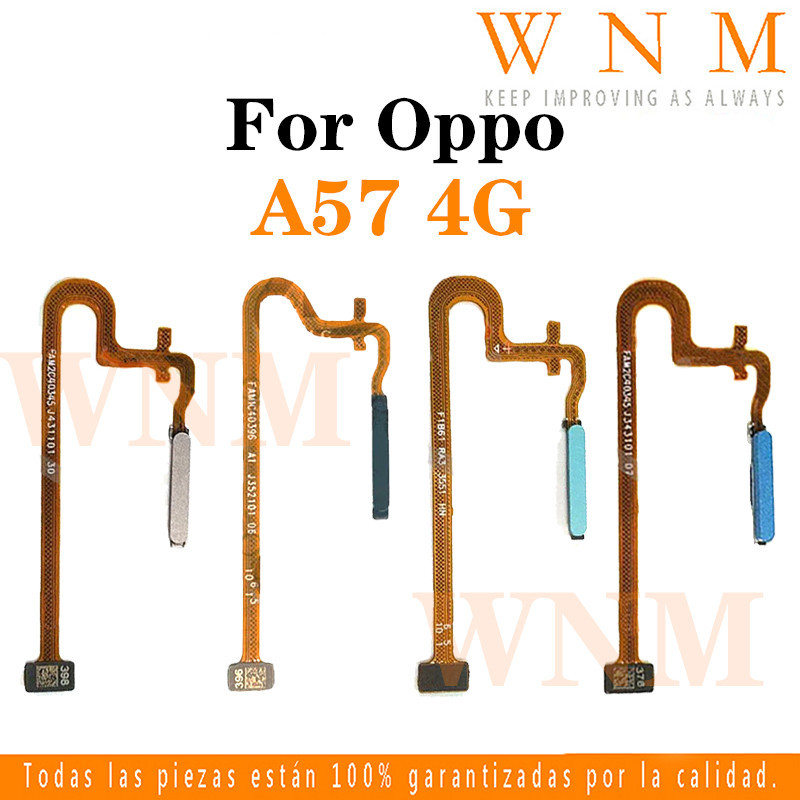 Untuk OPPO A57 4G Tombol On Off, Tombol Power, Tombol Home, Tombol Start, Kabel Fleksibel Bebas Sidi