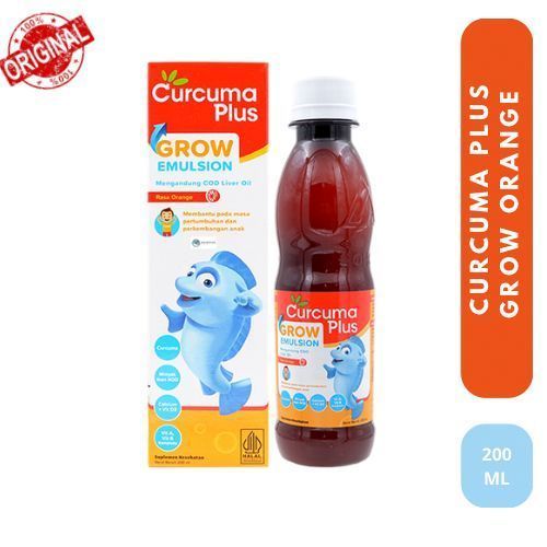 Curcuma Plus Grow Emulsion 200 ml vitamin anak untuk pertumbuhan dan nafsu makan anak