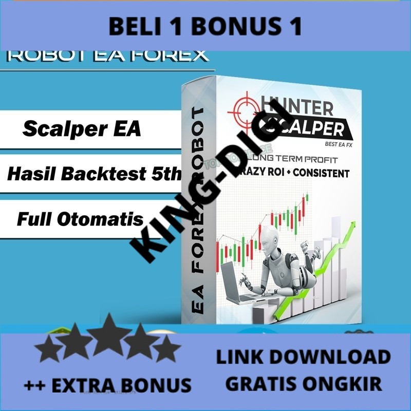 PROMO Robot Forex EA Hunter Scalper - Profit Tahan Banting