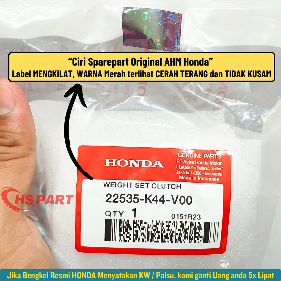 Kampas Ganda Otomatis Kopling Beat Fi Stater Halus Original Beat POP Scoopy Esp Vario 110 Fi Beat St