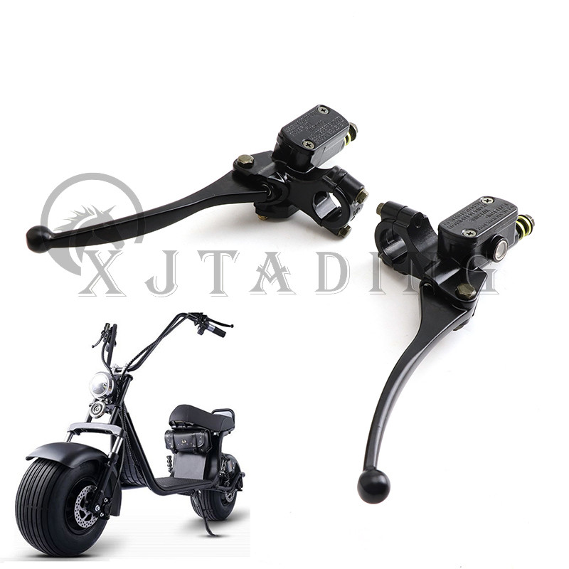 7/8" Motorcycle Clutch Lever Front Brake Master Hydraulic Brake Pump for Harley Electric Scooter Cit