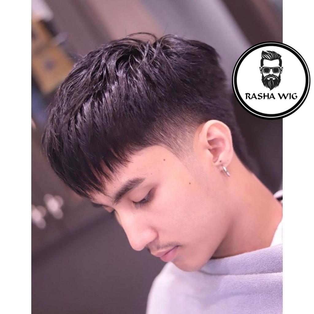 wig penutup botak/penebal rambut model (pendek m)