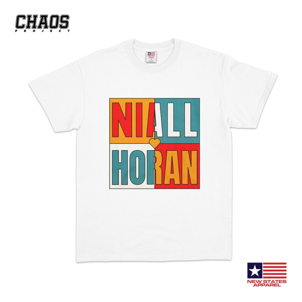 Kaos Pria Niall Horan - Color Block | Merch T shirt