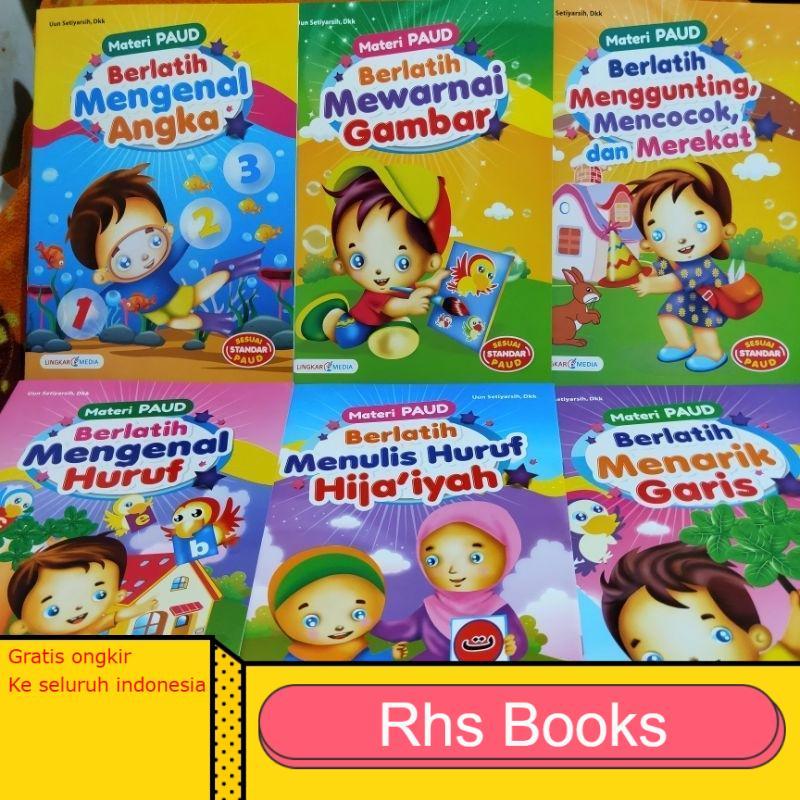 Paket 6 buku Materi Paud - Lingkar media