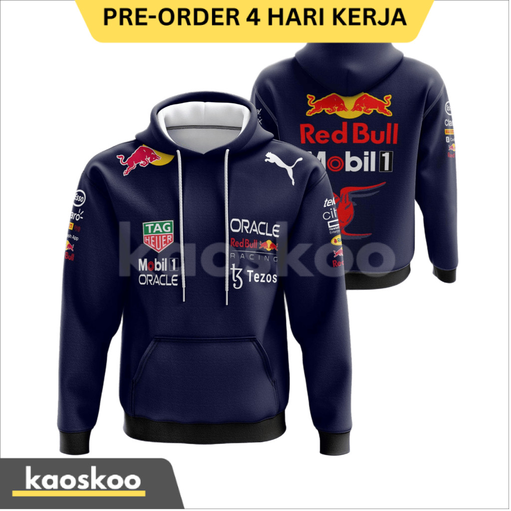 Jaket F1 Redbull Hoodie Jumper