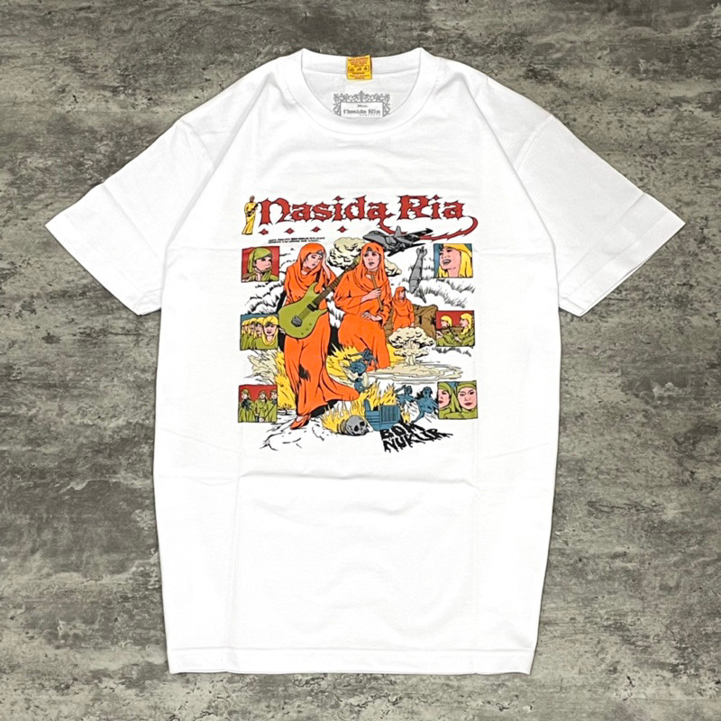 (COD) Nasida Ria - Bom Nuklir Tshirt - White | Original Merchandise