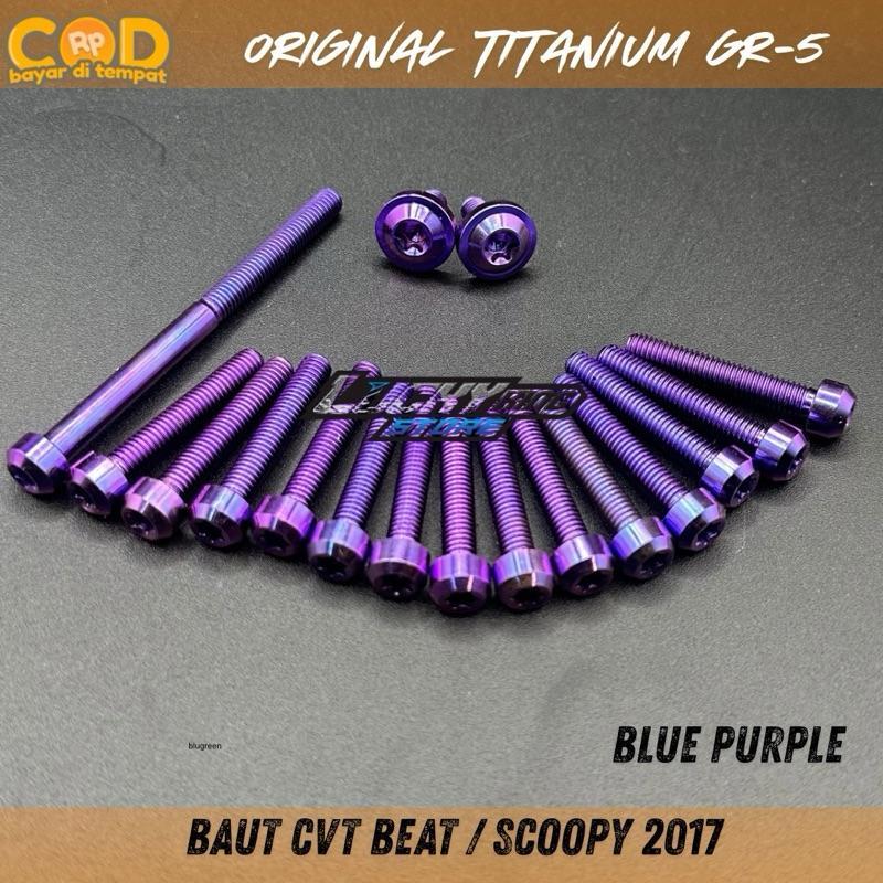 Baut CVT Beat Scoopy 2017 titanium gr5