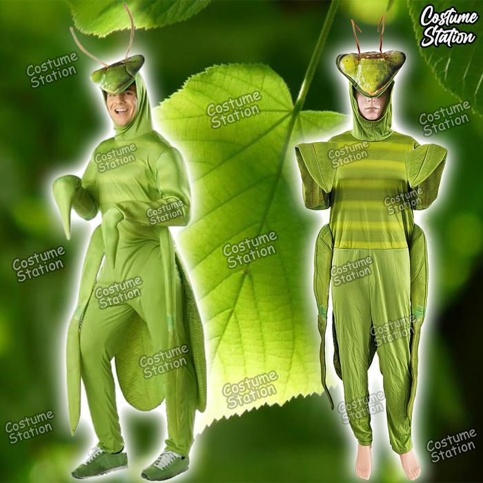 Kostum Onesie Praying Mantis / Costume Belalang Sembah Hewan Binatang Animal dewasa