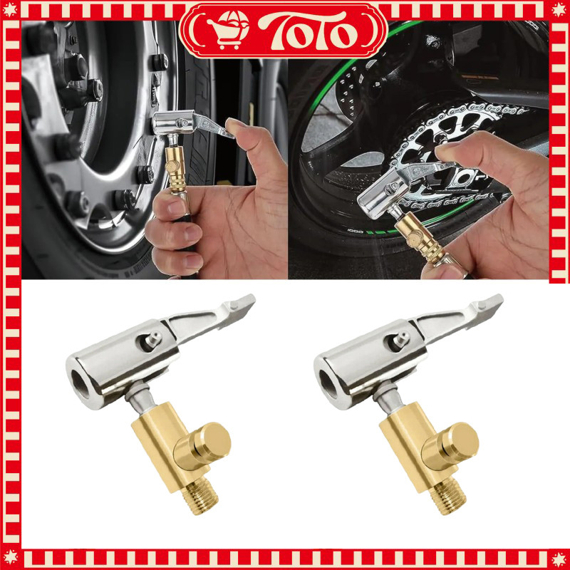 Kepala Pompa Ban Mobil dan Motor Air Chuck Keong Untuk Mengisi Angin Ban Cepat dan Praktis Alat Pomp