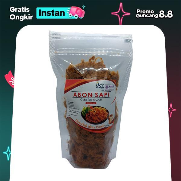 Abon Sapi Asli Rajawali Ciamis 250gr - Asli - Halal - Recommended - Terlaris