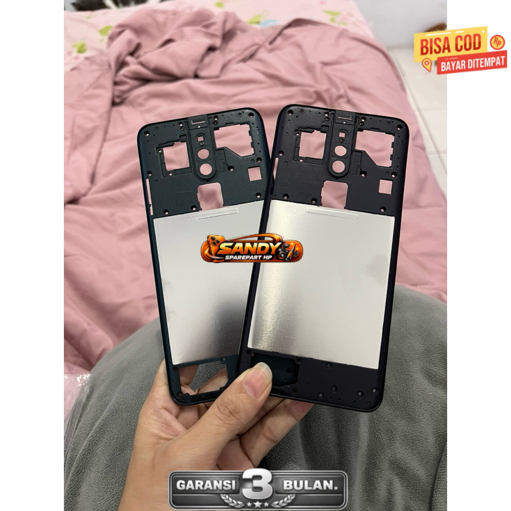 BEZZEL TULANG TENGAH OPPO F11 PRO MINUS LUBANG SIMTRAY PATAH