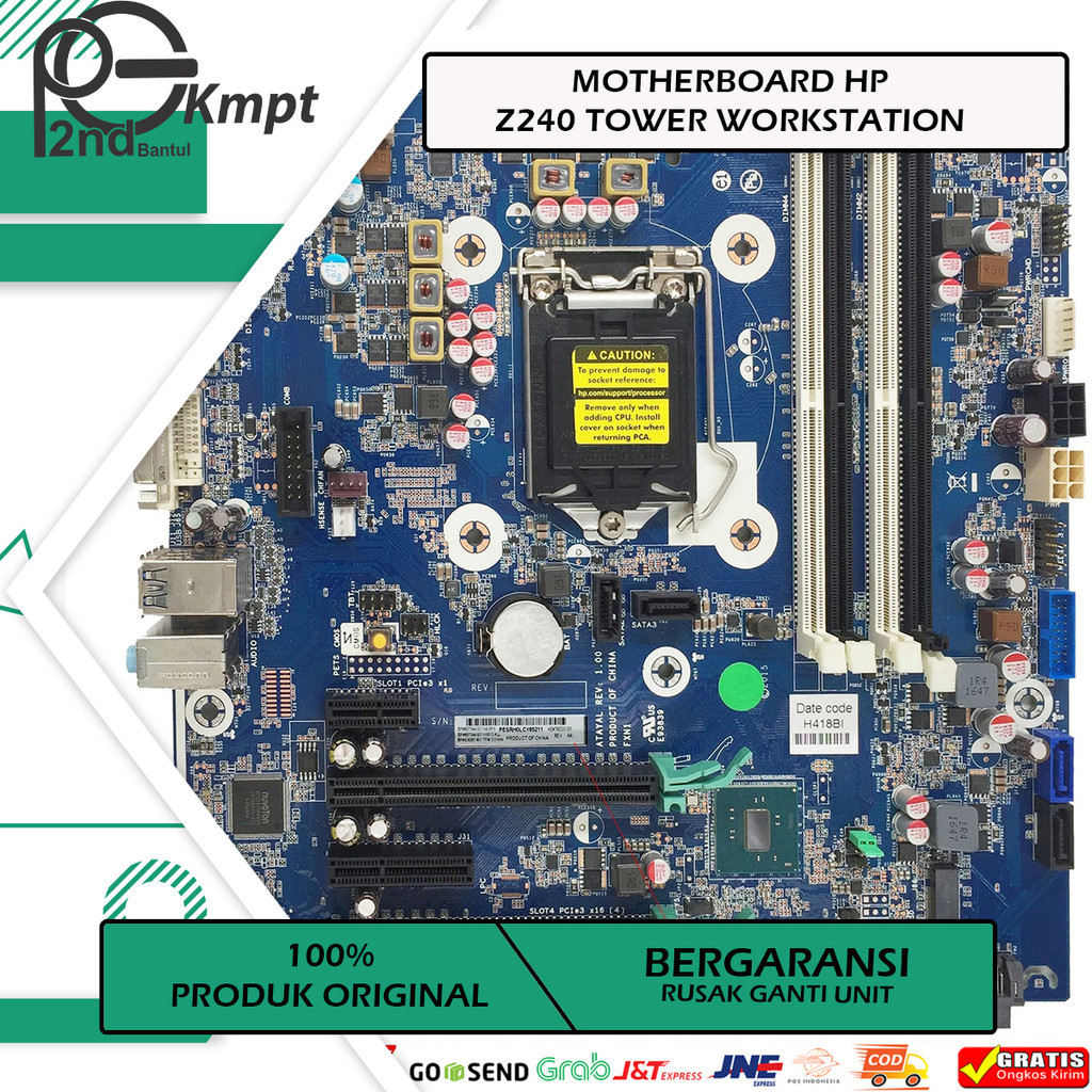 Mainboard Motherboard Mobo HP Z240 Tower Worksation