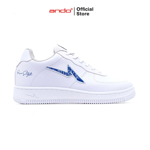 (HANUNSTOR) Ando Official Sepatu Sneakers Curtiz Duo Pria Dewasa - Putih/Biru