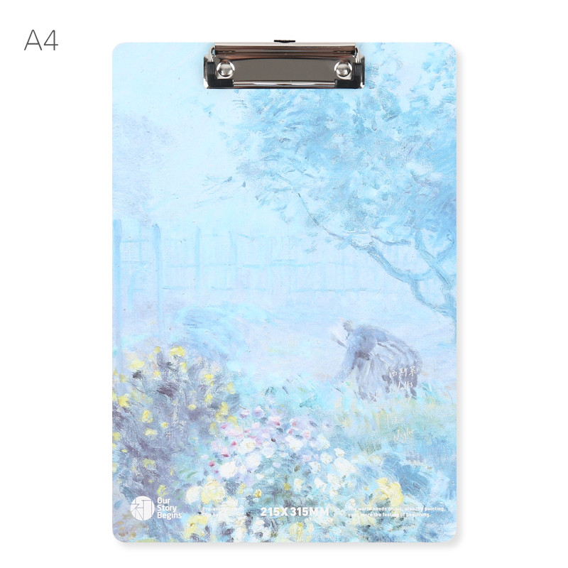 Clipboard A4 Warna ATK Papan Jalan Fleksibel Ringan Papan Ujian Folio Bisa Digantung Aesthetic Anti 