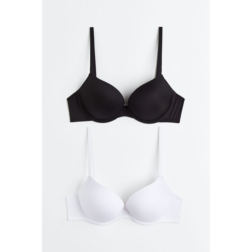 H&M Wanita Set Bra Super Push-Up 2-Paket 1115011