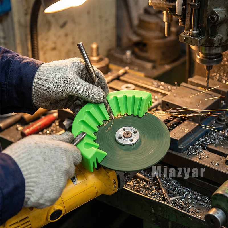 Dudukan Mata Bor Gerinda Portabel 3-12mm untuk Penggilingan Akurat pada 100 Tipe Gerinda Sudut Mia