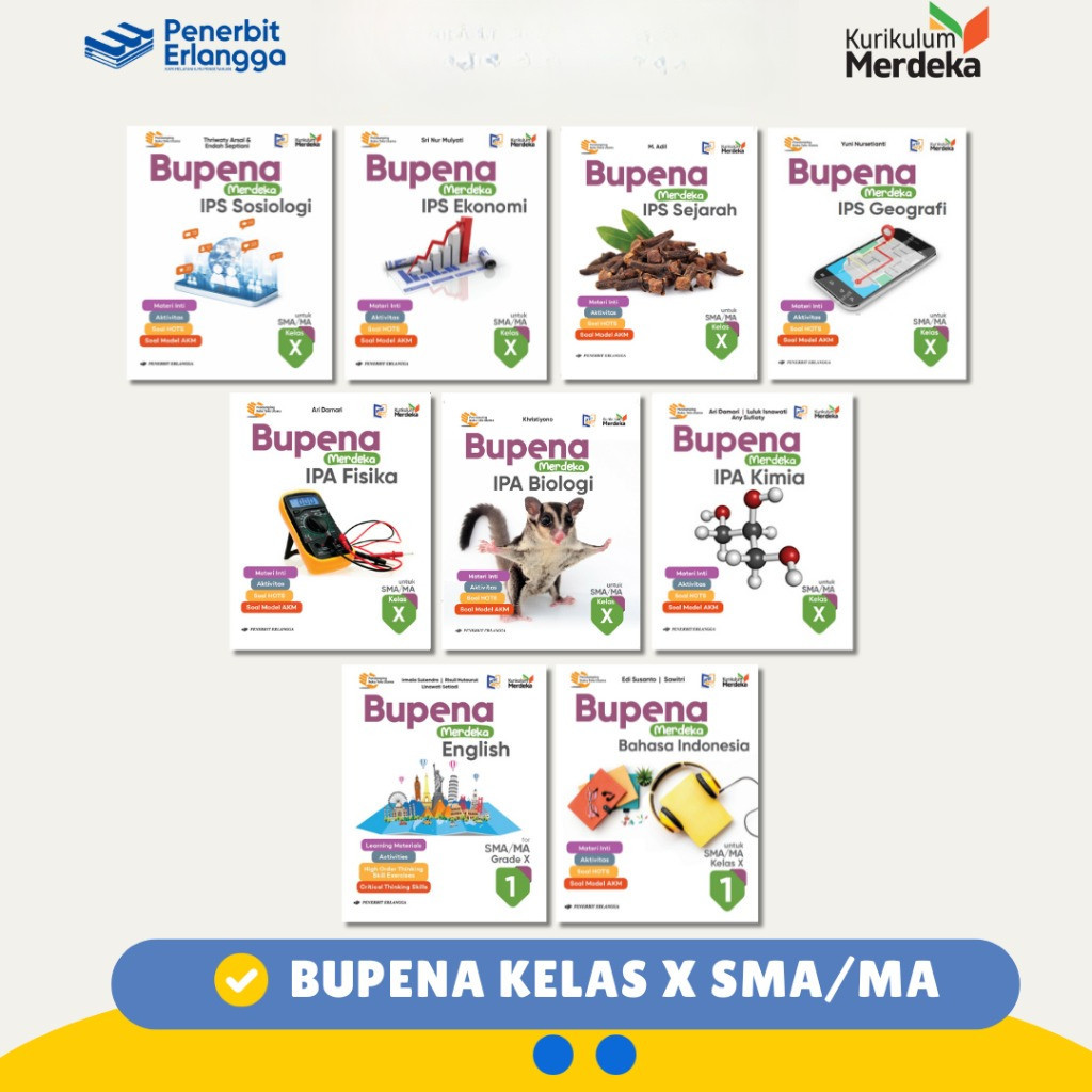 [Erlangga ] Bupena Merdeka Sma/ma Kelas 10 - Kurikulum Merdeka