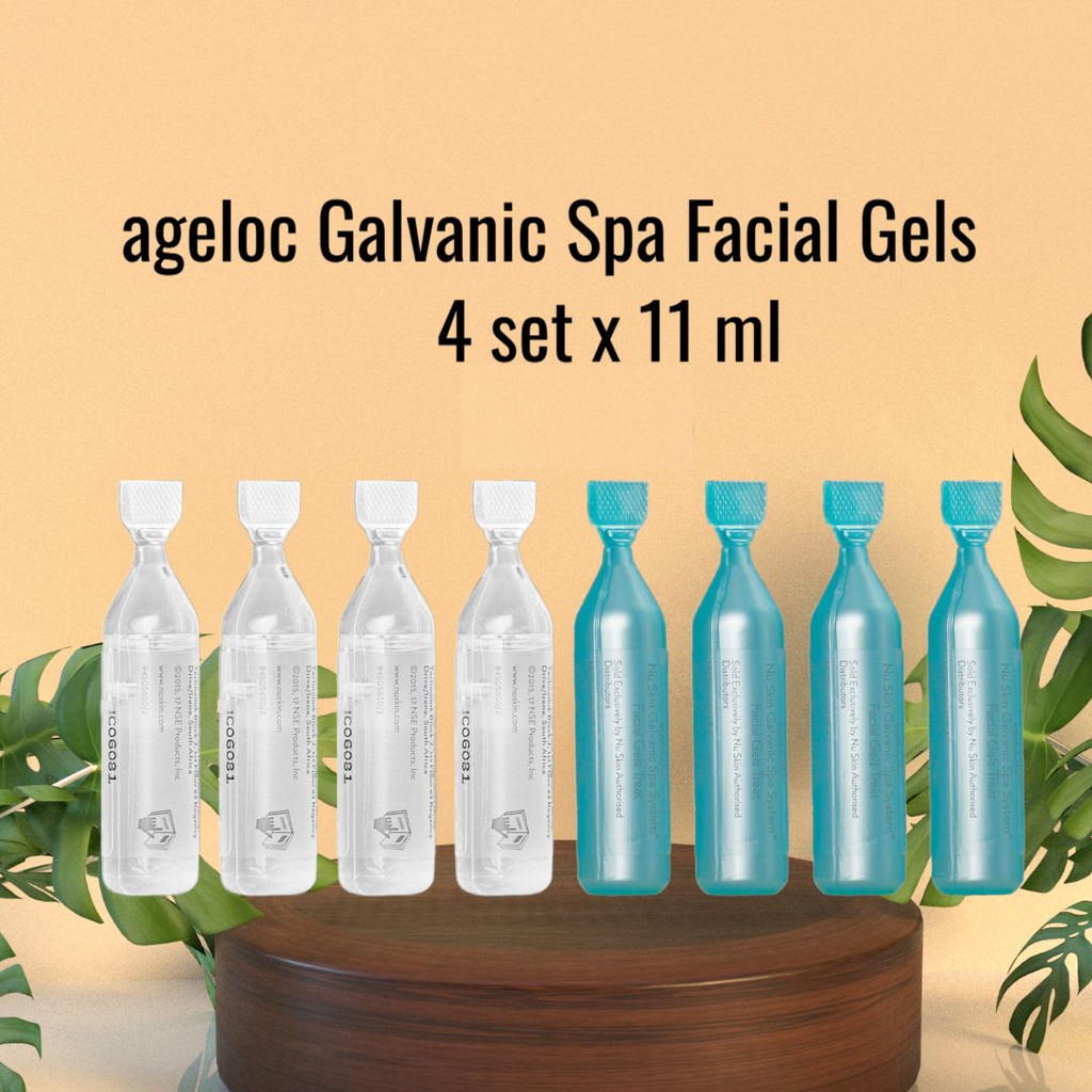 ageLOC Galvanic Spa Gels - Gel Perawatan Wajah Meningkatkan Efektivitas Serum, Perawatan Salon di Ru