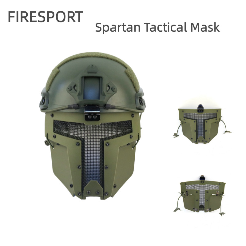 Tactical Full Face Mask Breathable Steel Mesh Tactical Paintball Shooting Combat Masks CS Outdoor He