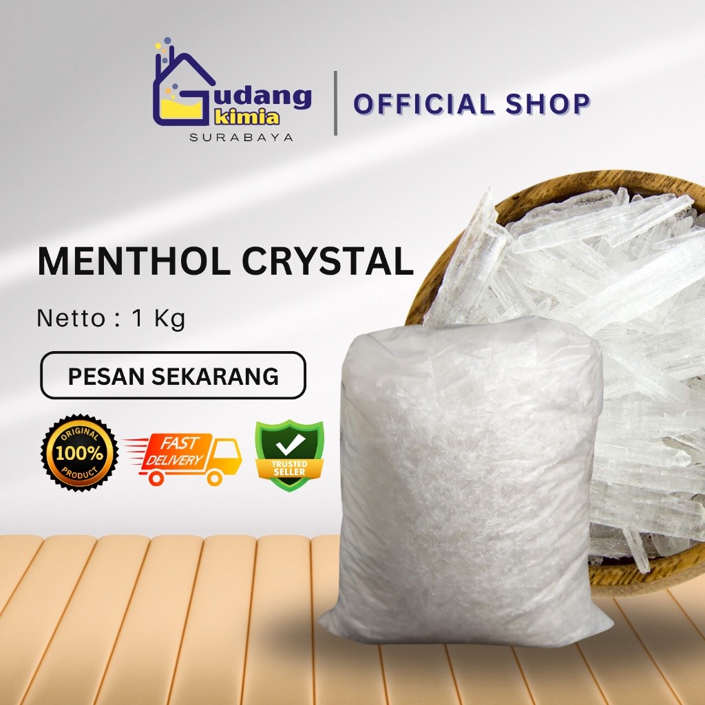 Menthol Crystal / Menthol Kristal Food Grade 1 KG