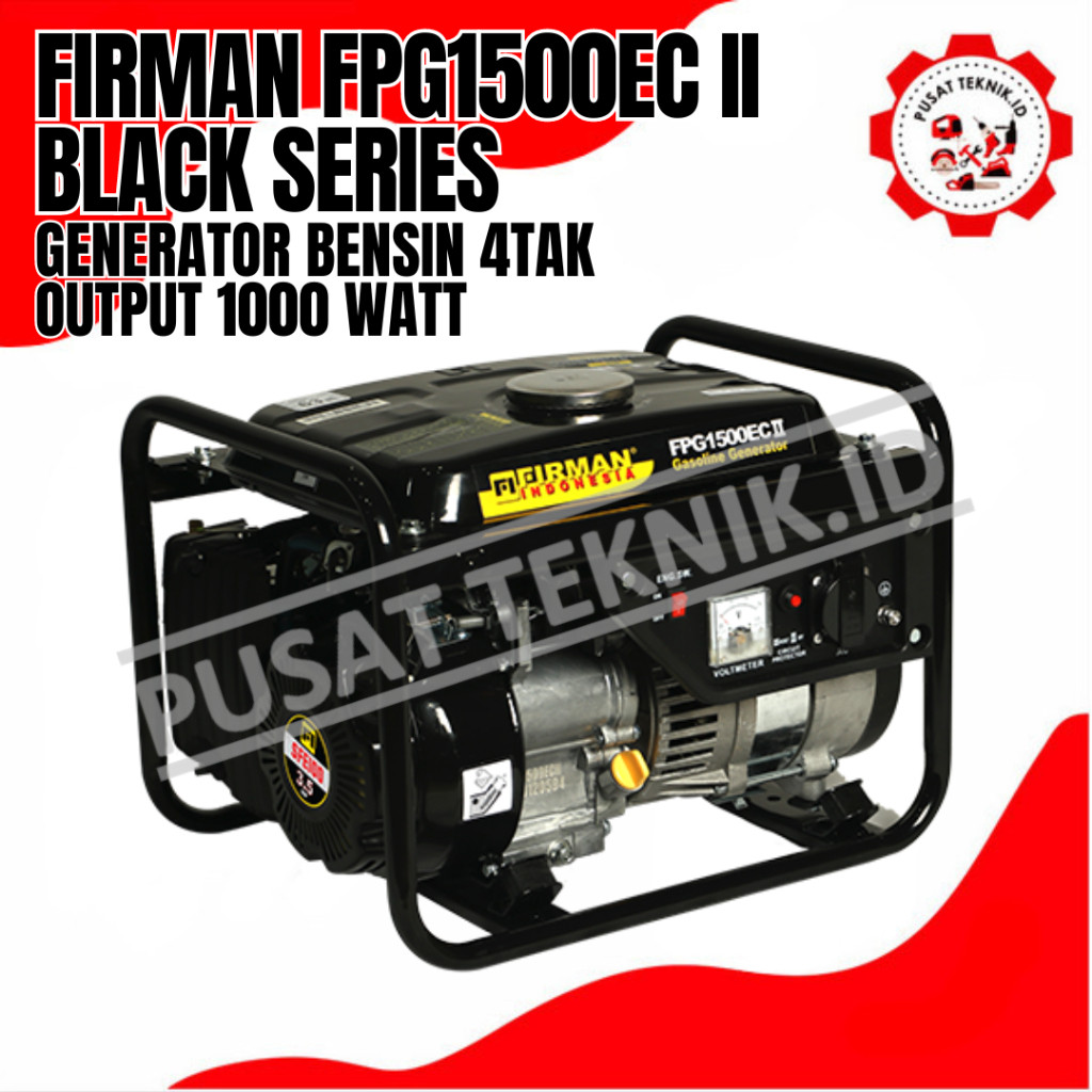 GENSET FIRMAN FPG1500 EC II 1000Watt / Generator Bensin 4Tak