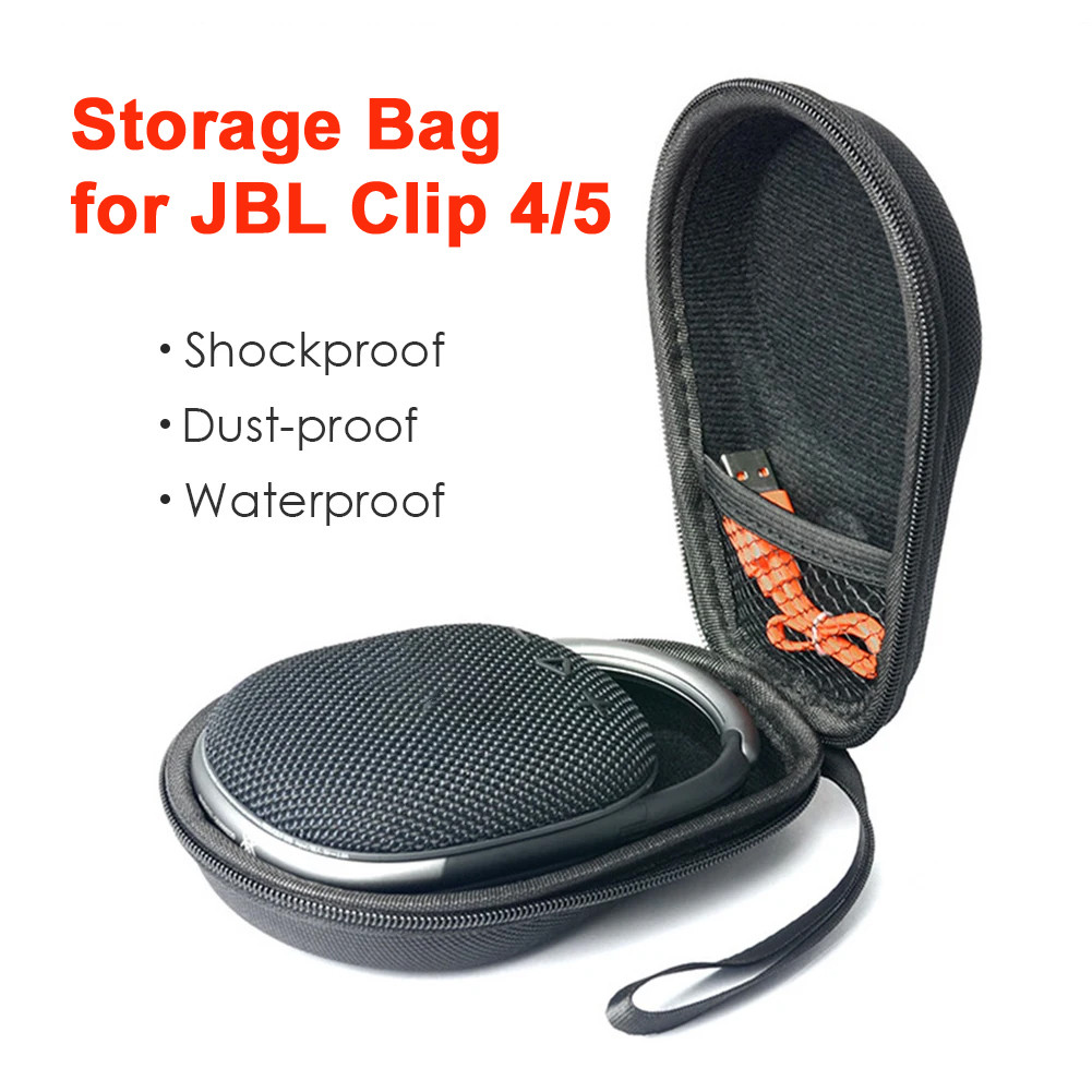 Hard Travel Carrying Case for JBL Clip 4 Portable Bluetooth Speaker Storage Bag EVA Waterproof Shock