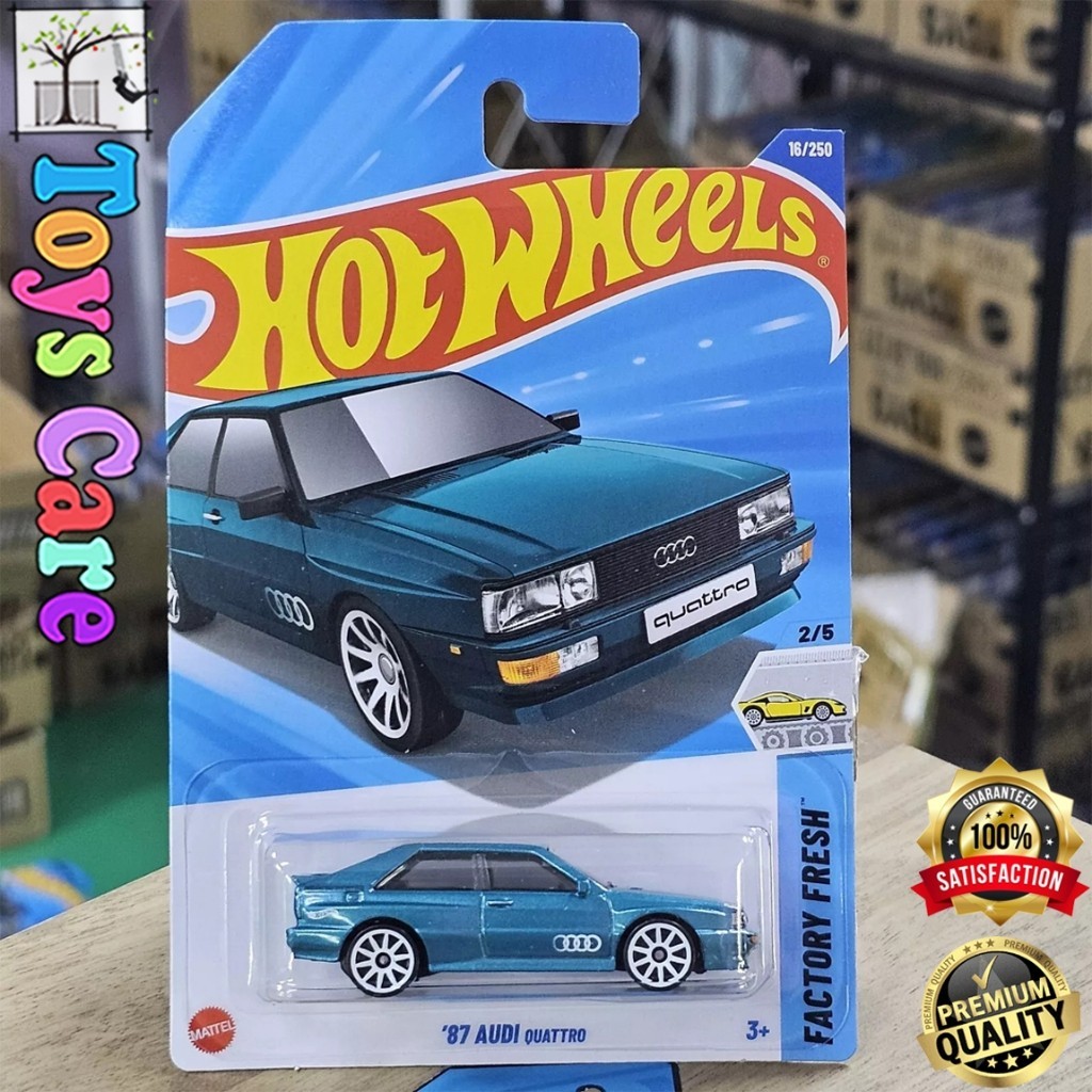 Hot Wheels 87 Audi Quattro Hijau
