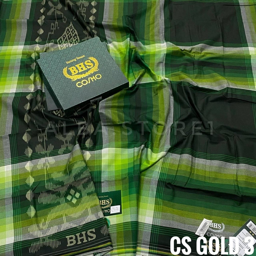 [BARU] Sarung BHS Cosmo Grade Silver ORI 100%//BHS COSMO POLOS/Sarung BHS murah//Agen BHS murah Peka