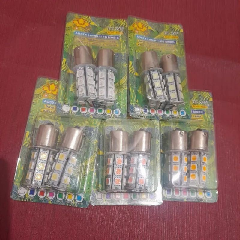 Sepasang Lampu Sein Lampu Mundur Lampu Bemper Engkel Truk 24 Volt Kedip