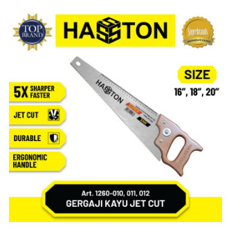 Hasston Gergaji Kayu /Gergaji Potong Pegangan Kayu (1260) - Gergaji Potong, 18 inch