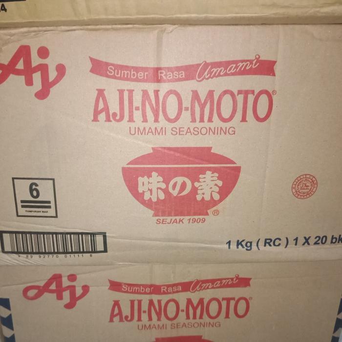 Penyedap Rasa Ajinomoto 1 kg x 20 pcs Per Dus