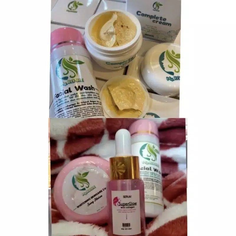 [Ready siap kirim] Sepaket my roshe rose skincare cream bpom skincare ori original kemasan lama baru