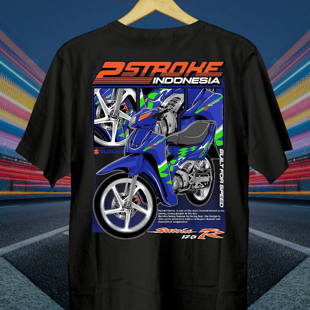 Kaos Motor Satria Lumba KENNYROBRTS // Kaos Satria Lumba // Baju Satria Lumba // Satria Lumba