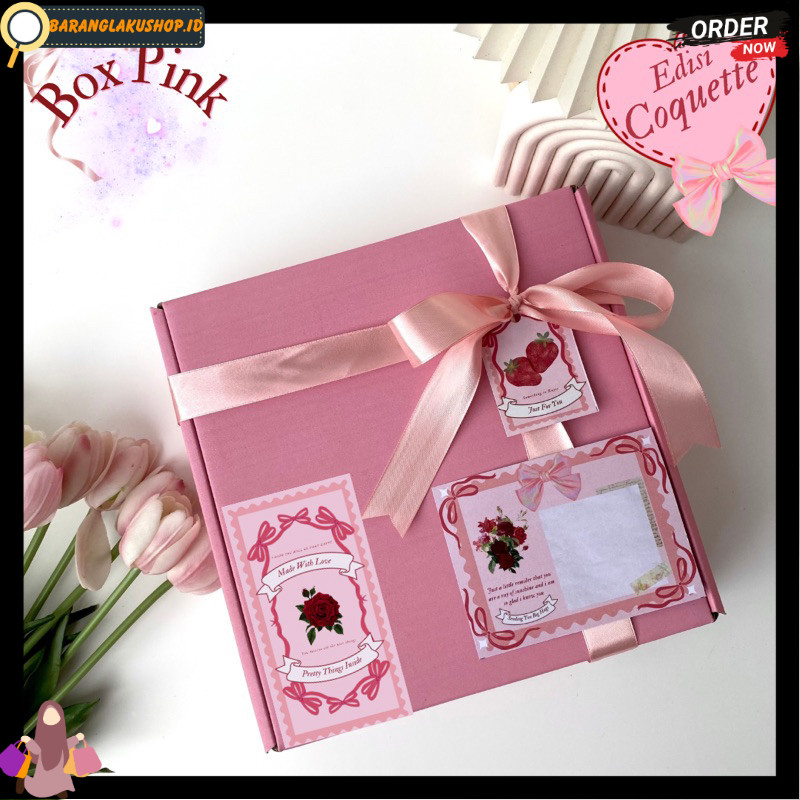 Box Hampers Gift Box Kotak Kado Ulang Tahun Set Box Aesthetic Hadiah Bungkus Kado DIY Kardus Packing