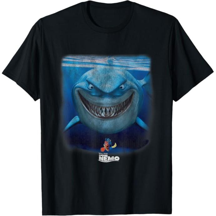 Kaos Dewasa Disney Pixar Finding Nemo Bruce Dory and Marlin T-Shirt - Kaos Pria - Kaos Wanita - Kaos