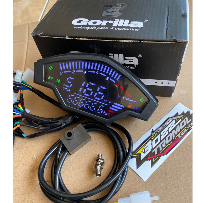 Speedometer Digital GPX Universal Speedometer GPX Spido Speedo Spidometer GPX Full Digital Gorila