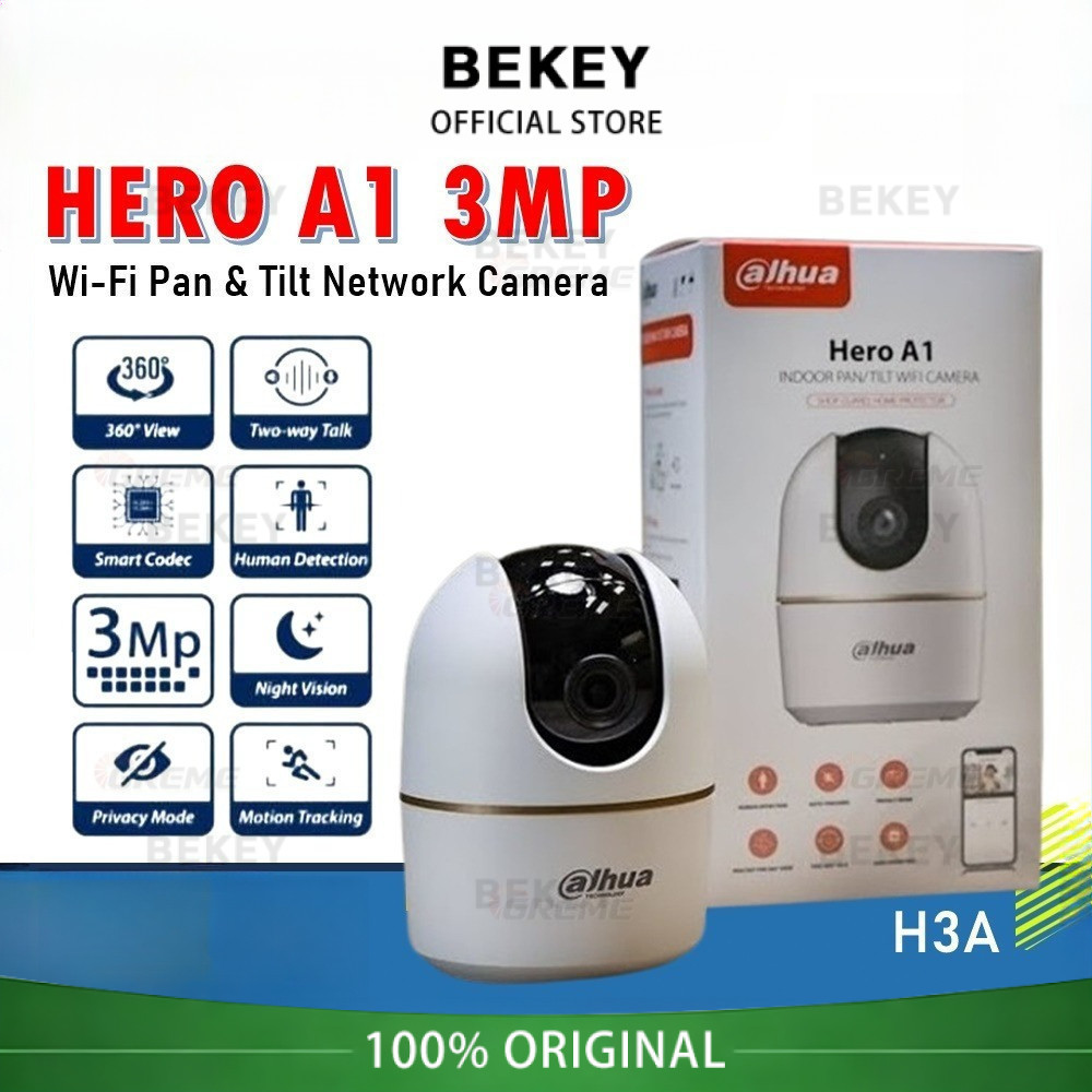 Wifi Camera CCTV DAHUA HERO A1 3mp Trinity