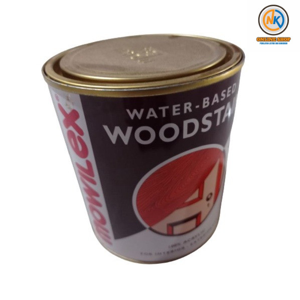 NK_ONLINESHOP Mowilex Woodstain Politur Kayu Water Based / Politur Campuran Air 1 lt