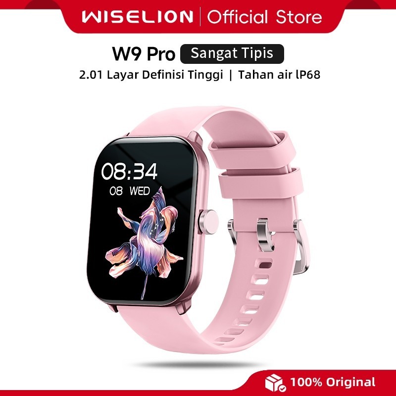 ( ronda26.murah ) WISELION W9 Pro Fashionable Smartwatch | Sport Analyse | Anti Air IP68 | Bluetooth