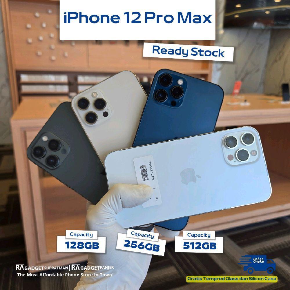 iphone 12 Pro Max 128GB Second Original Fullset Mulus Like New