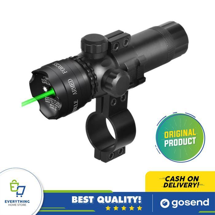 Laser Scope Red/ Green Dot Senapan Angin Nyala Titik Warna Merah Hijau - Red / Merah