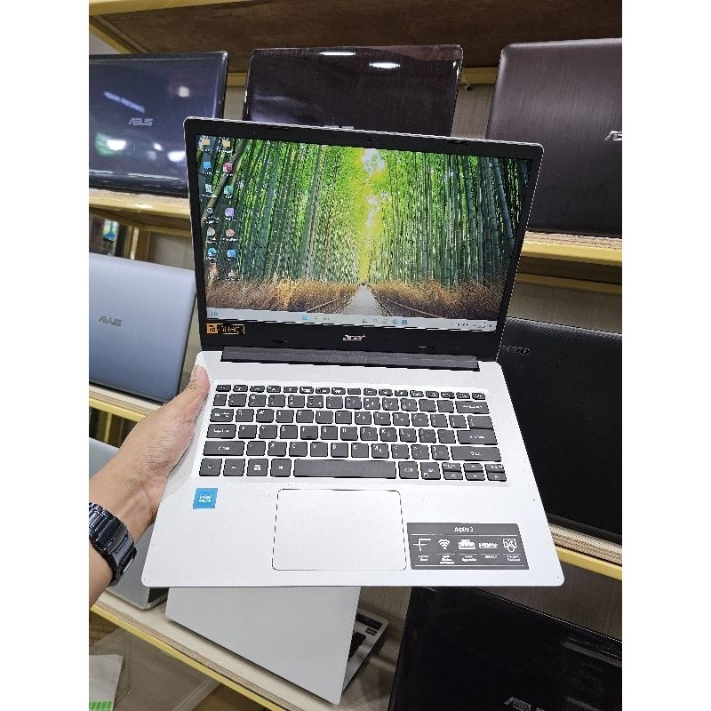 Laptop Acer Aspire A314-35 RAM 8GB SSD 256B intel Celeron N5100 Generasi terbaru model slim Windows 