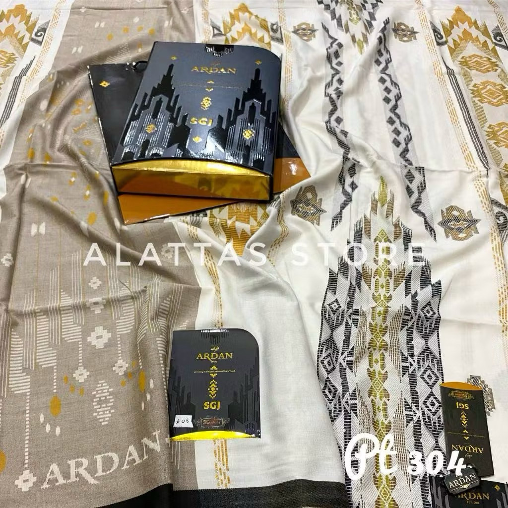 SETRAMALL    Sarung ARDAN Songket Gunungan Jacquard Sarung ARDAN SGJ Gold GSE Sarung ARDAN Songket J