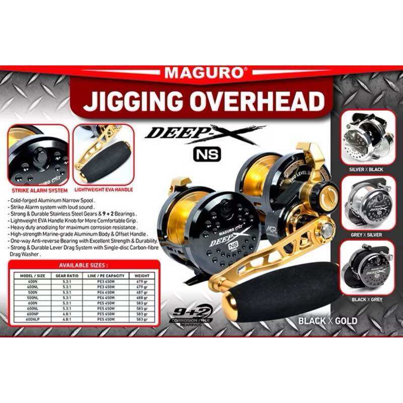 Reel Overhead Maguro DeepX NS ( Handle Kiri )