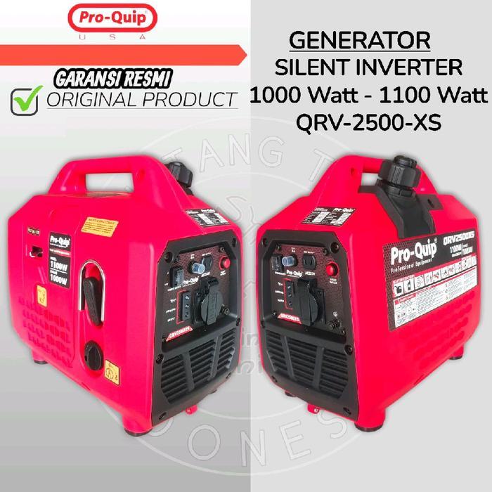 Genset Inverter 1000 Watt 1100 Watt Super Silent Portable Merk PRO-QUIP ORIGINAL QRV2500XS
