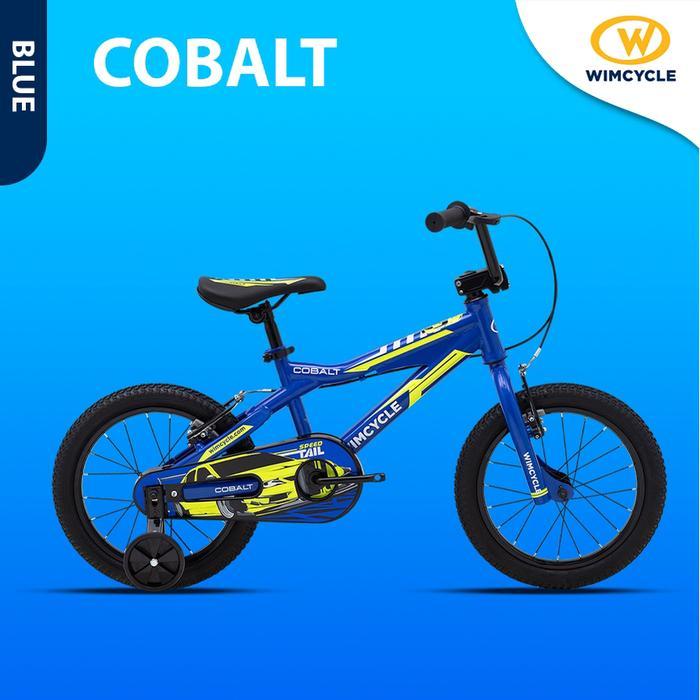 Sepeda BMX Anak 16 Inch Wimcycle Cobalt Speedtail - Blue