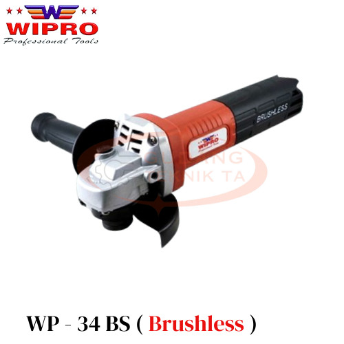 WIPRO Gerinda Tangang WP-34BS Disc Grinder (Brushless) 4" / WP-34 BS / WP 34BS